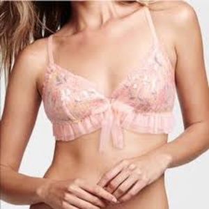 *672 Victoria's Secret Sequin & Tulle Bralette